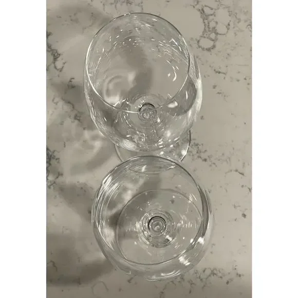 LENOX TUSCANY WHITE WINE GLASS 21 OZ SET OF 2 NON-LEAD CRYSTAL 9 1/2 Inches Tall - Picture 4 of 7